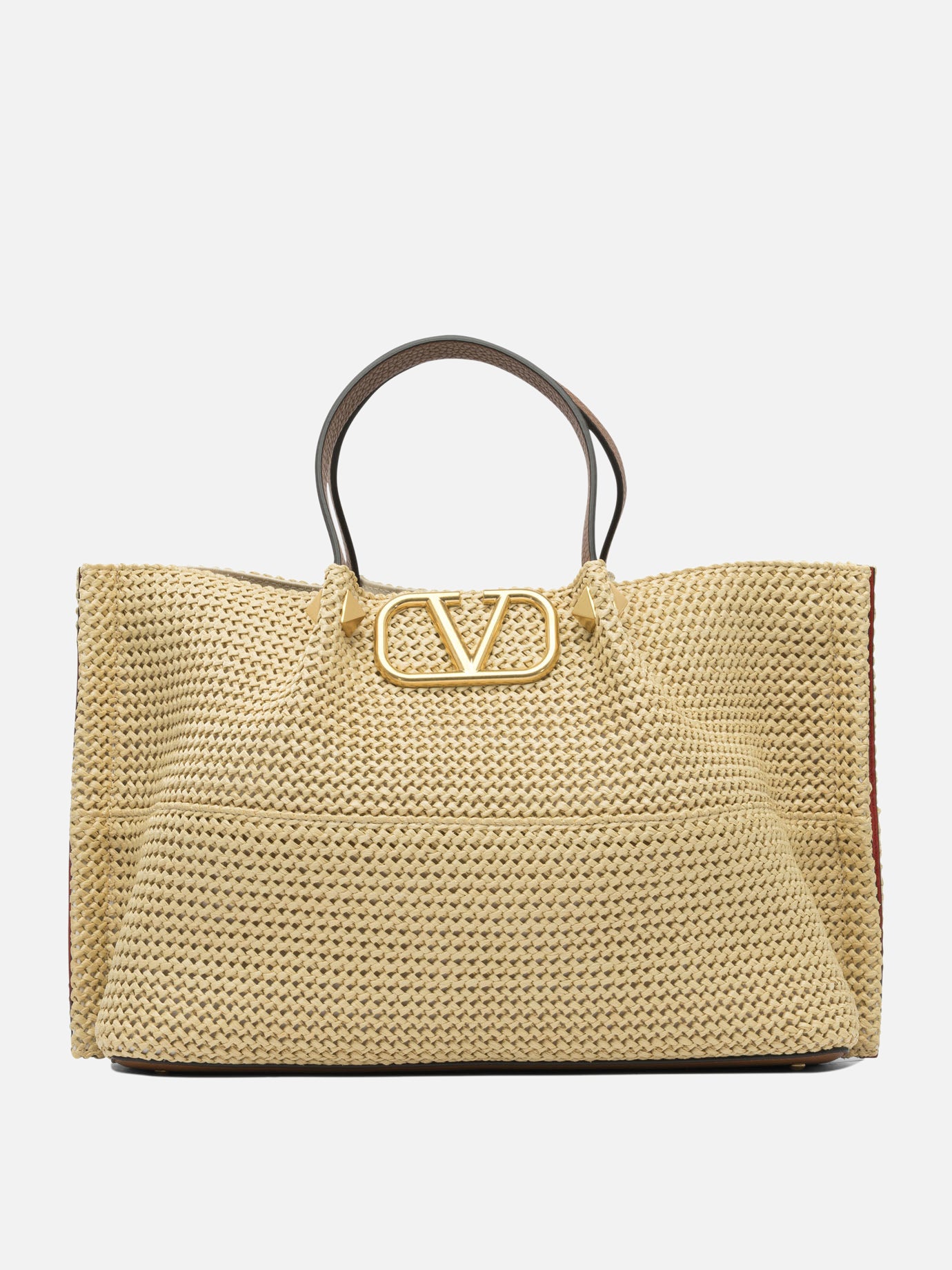 トートバッグ VALENTINO FW25 Valentino Garavani Bags.. (7W2B0F53 XPWDYH) Tote Valentino Garavani White in Plastic - 25285188