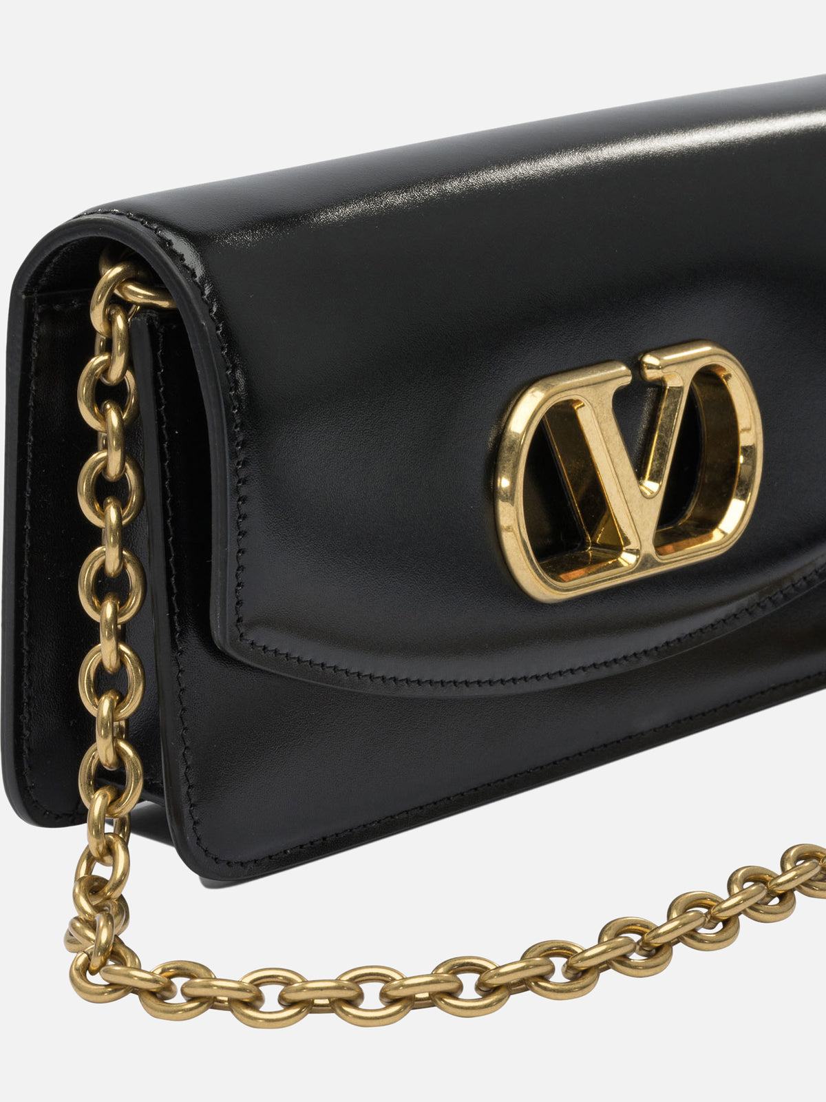 Valentino Garavani "Vain" Clutch Black
