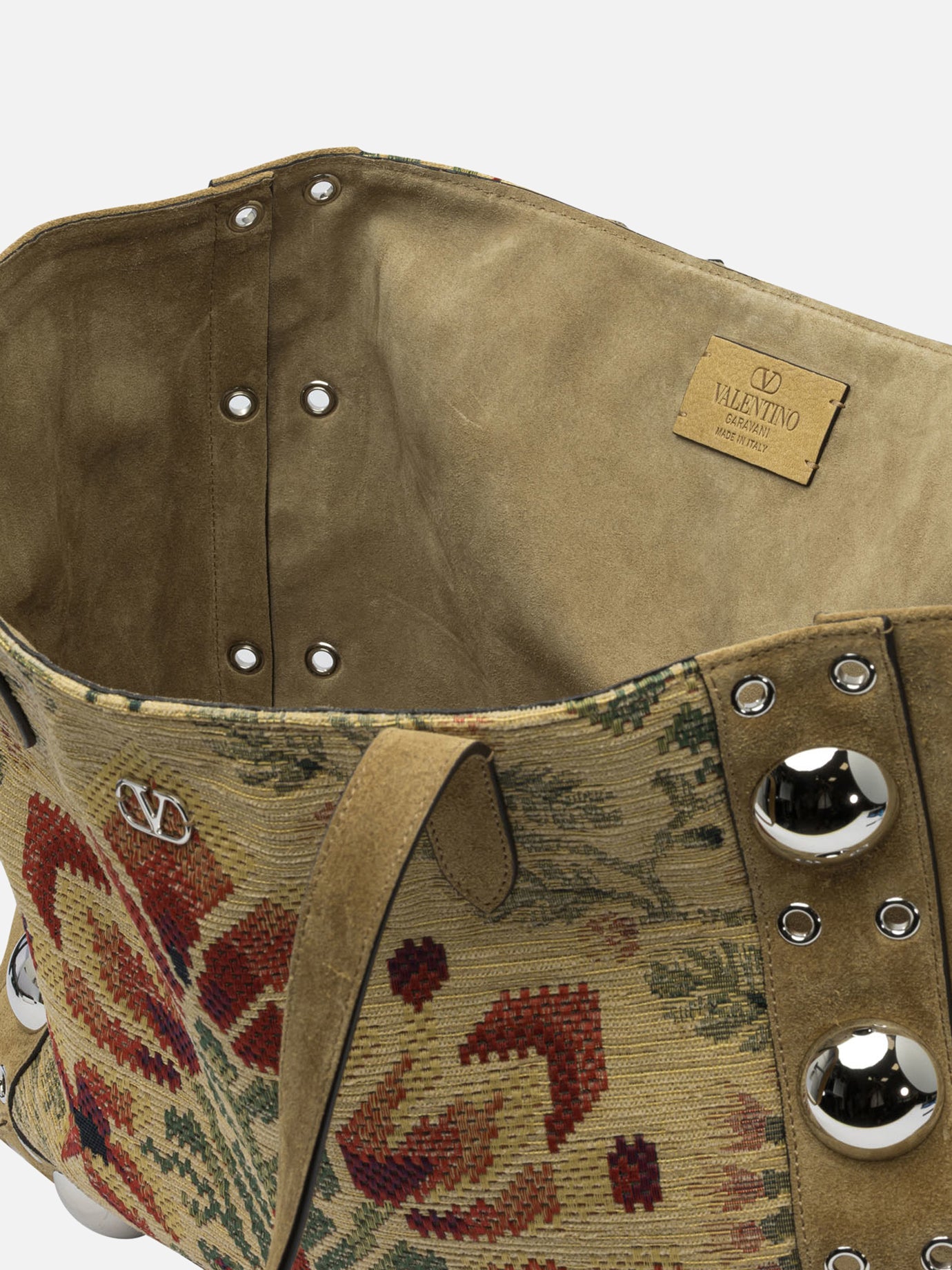 Borse grandi Embroidered  Beige - Valentino Garavani Donna | PDP | VIETTI Online Store | Zoom-Modal_5
