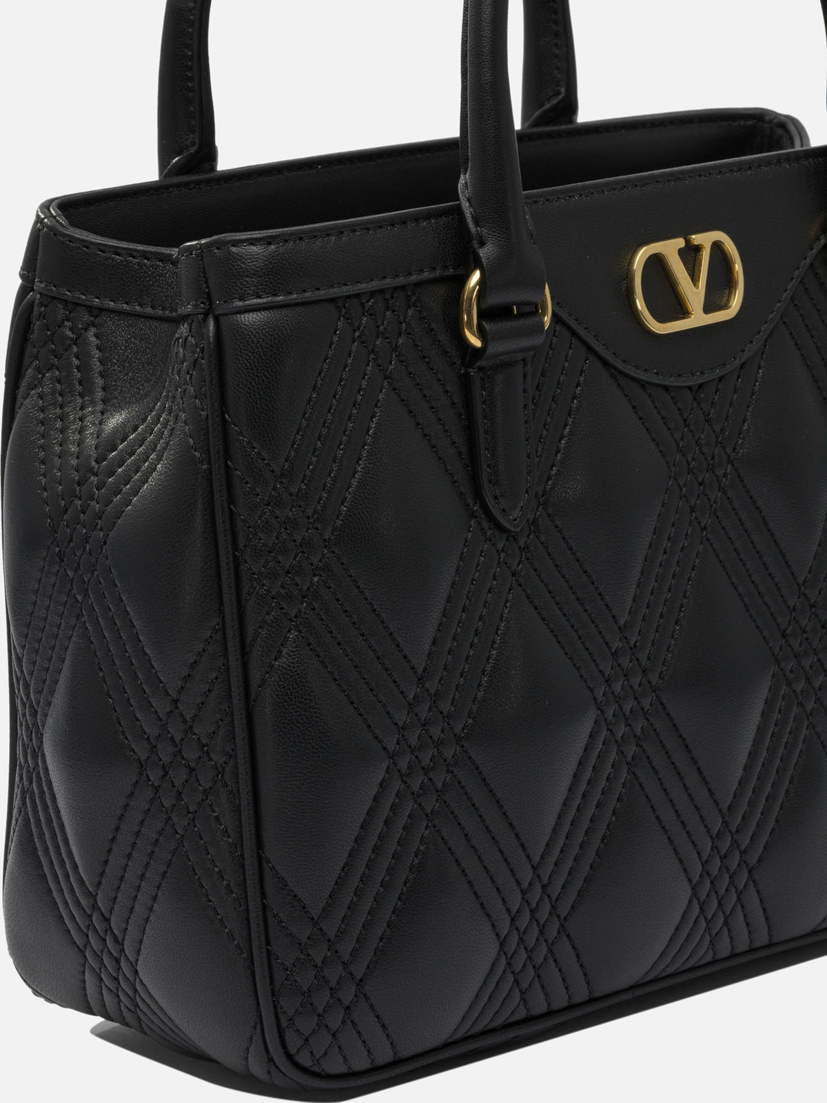 Valentino Garavani "Quiltie 67" Handbag Black