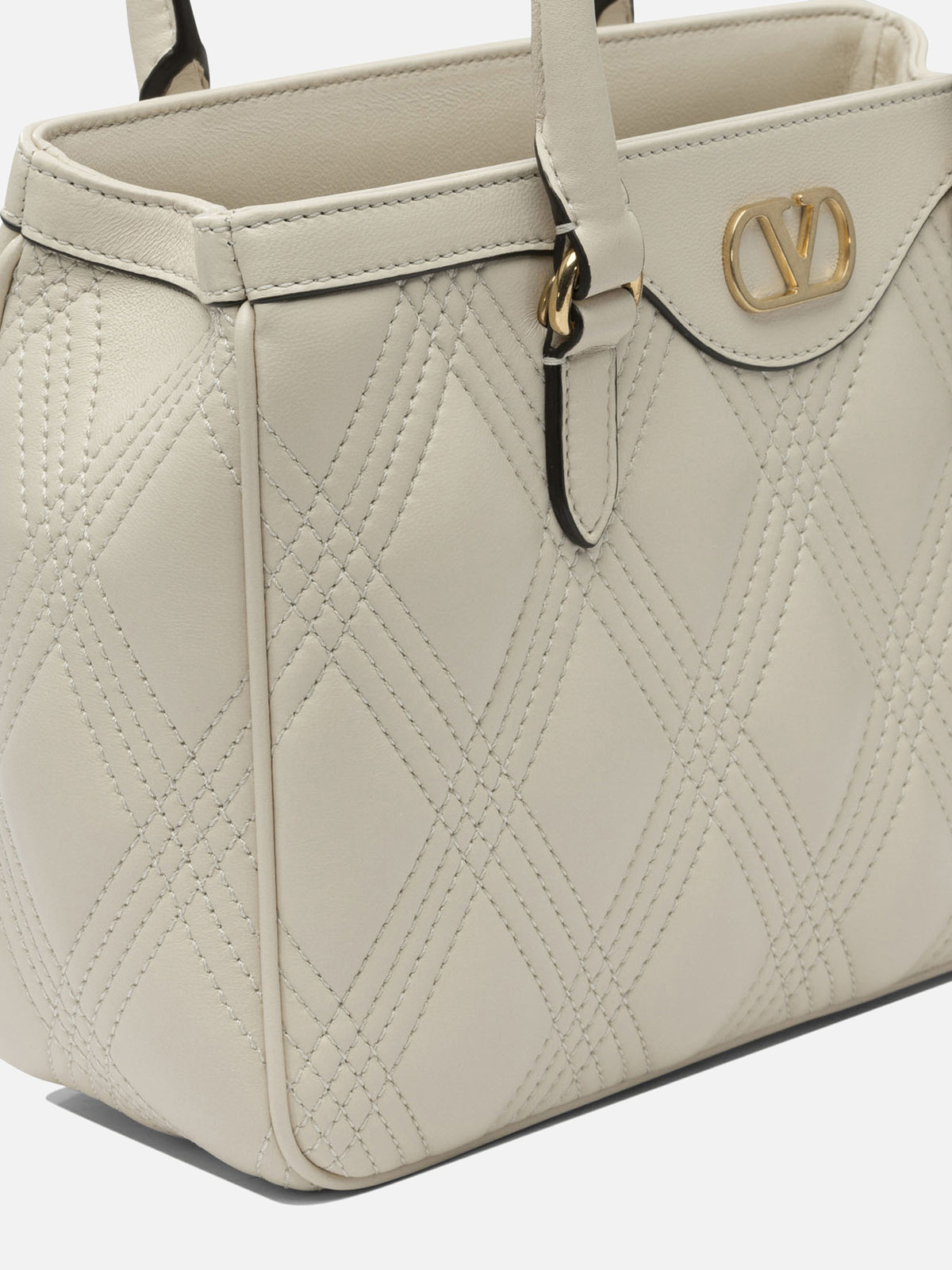 Valentino Garavani Borsa a mano "Quiltie 67" Bianco - VIETTI