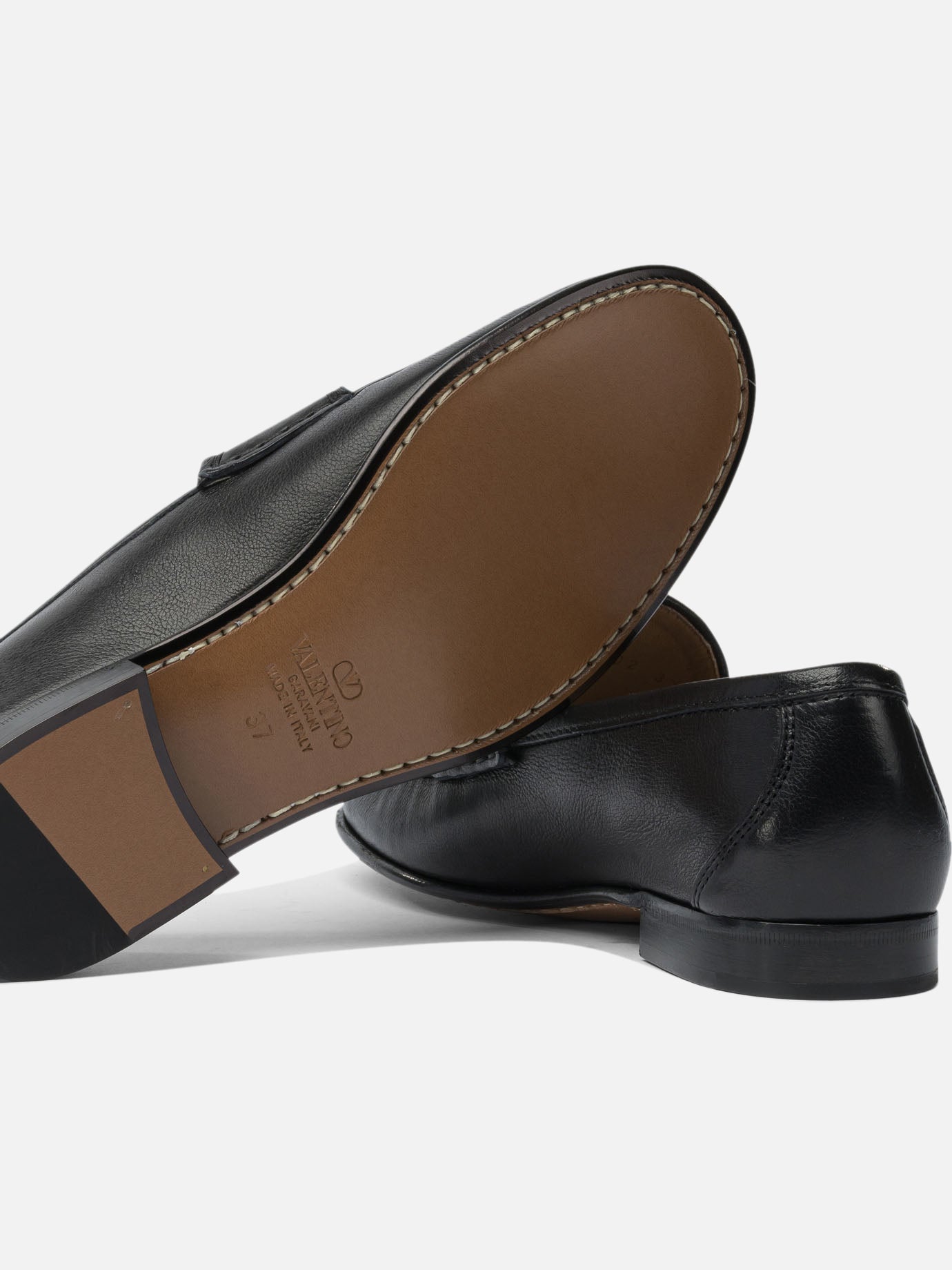 Mocassini 100% leather - 100% leather  Nero - Valentino Garavani Donna | PDP | VIETTI Online Store | thumbnail_5