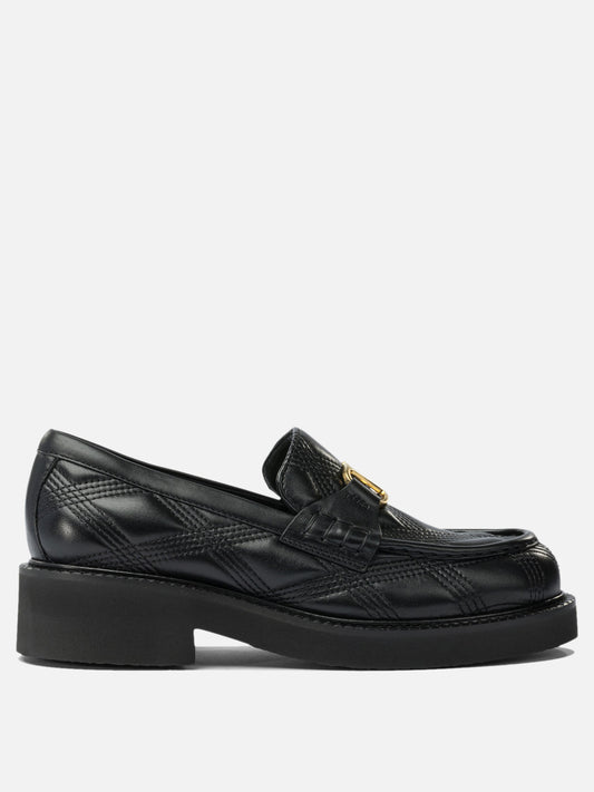 Mocassini 100% leather - 100% rubber  Nero - Valentino Garavani Donna | PDP | VIETTI Online Store 
