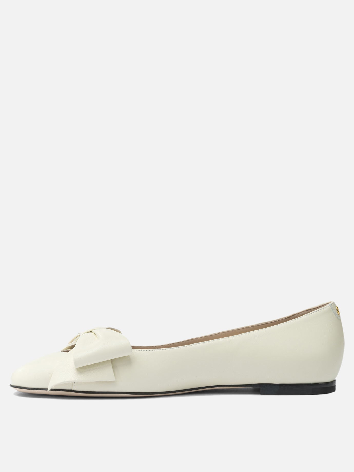 Ballerine classiche 100% leather - 100% leather  Bianco - Valentino Garavani Donna | PDP | VIETTI Online Store | thumbnail_3