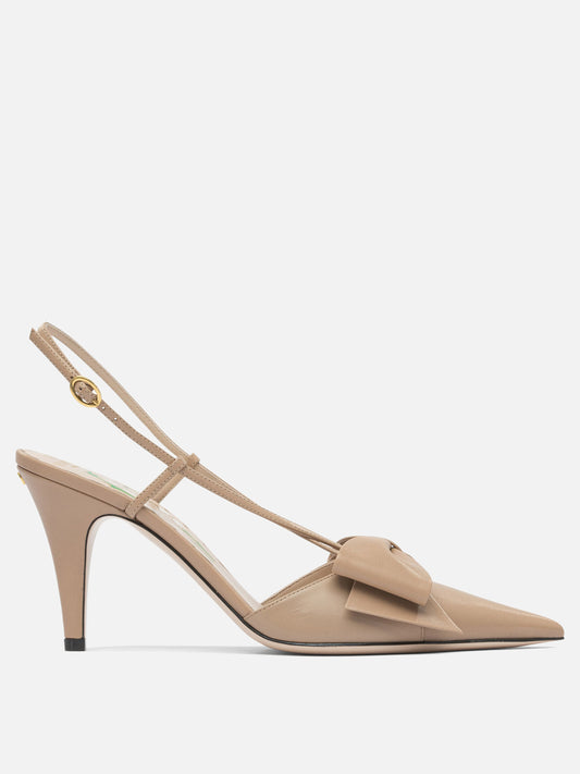 Slingbacks 100% leather - 100% leather  Pink - Valentino Garavani Women | PDP | VIETTI Online Store 
