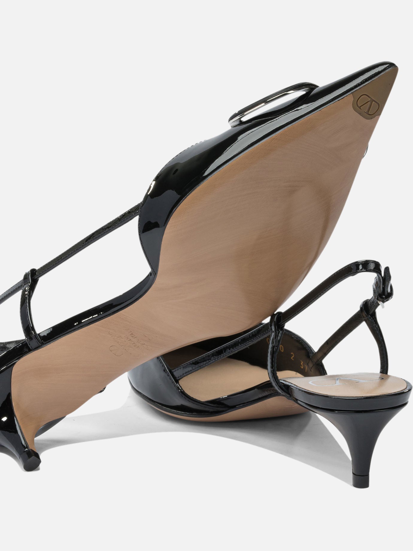Slingback 100% leather - 100% leather  Nero - Valentino Garavani Donna | PDP | VIETTI Online Store | thumbnail_5