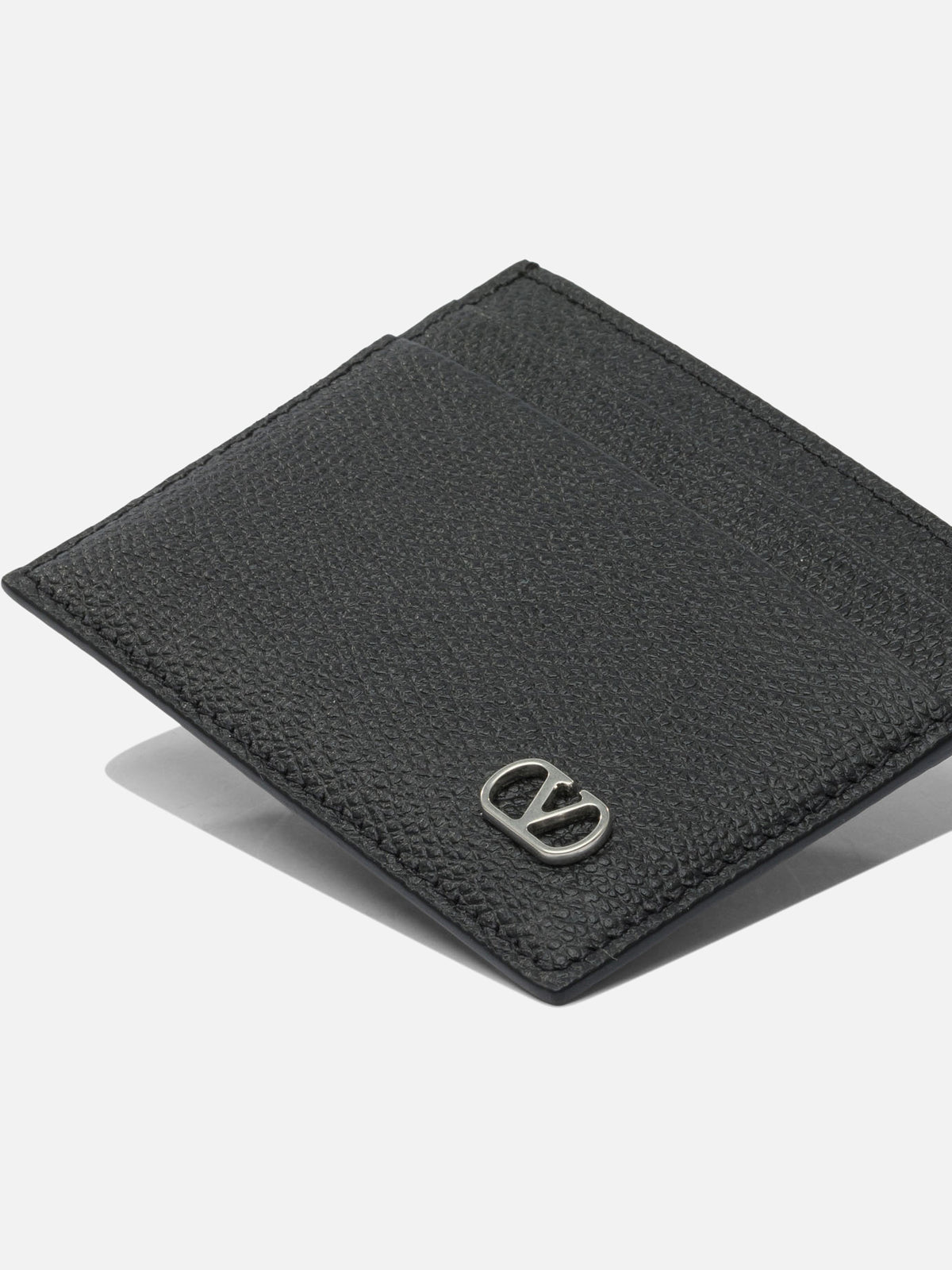 Valentino Garavani "Vlogo Signature" Card Holder Black - VIETTI