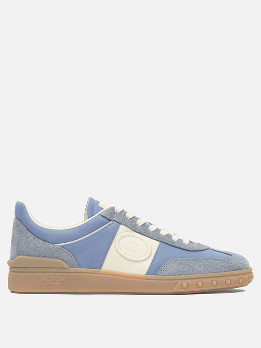 Low top sneakers 100% leather - 100% rubber  Light blue - Valentino Garavani Men | PLP | VIETTI Online Store 
