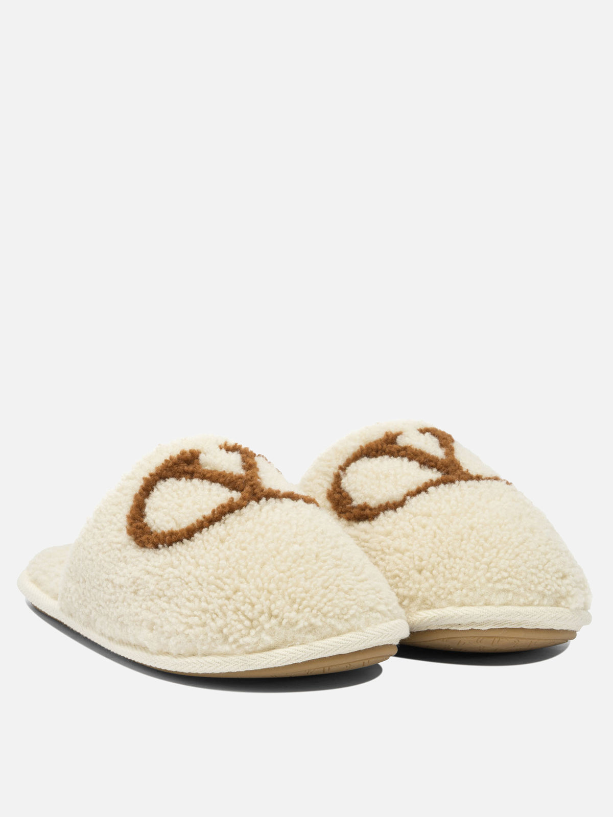 Valentino Garavani "Ta Chambre" Slides Beige - VIETTI