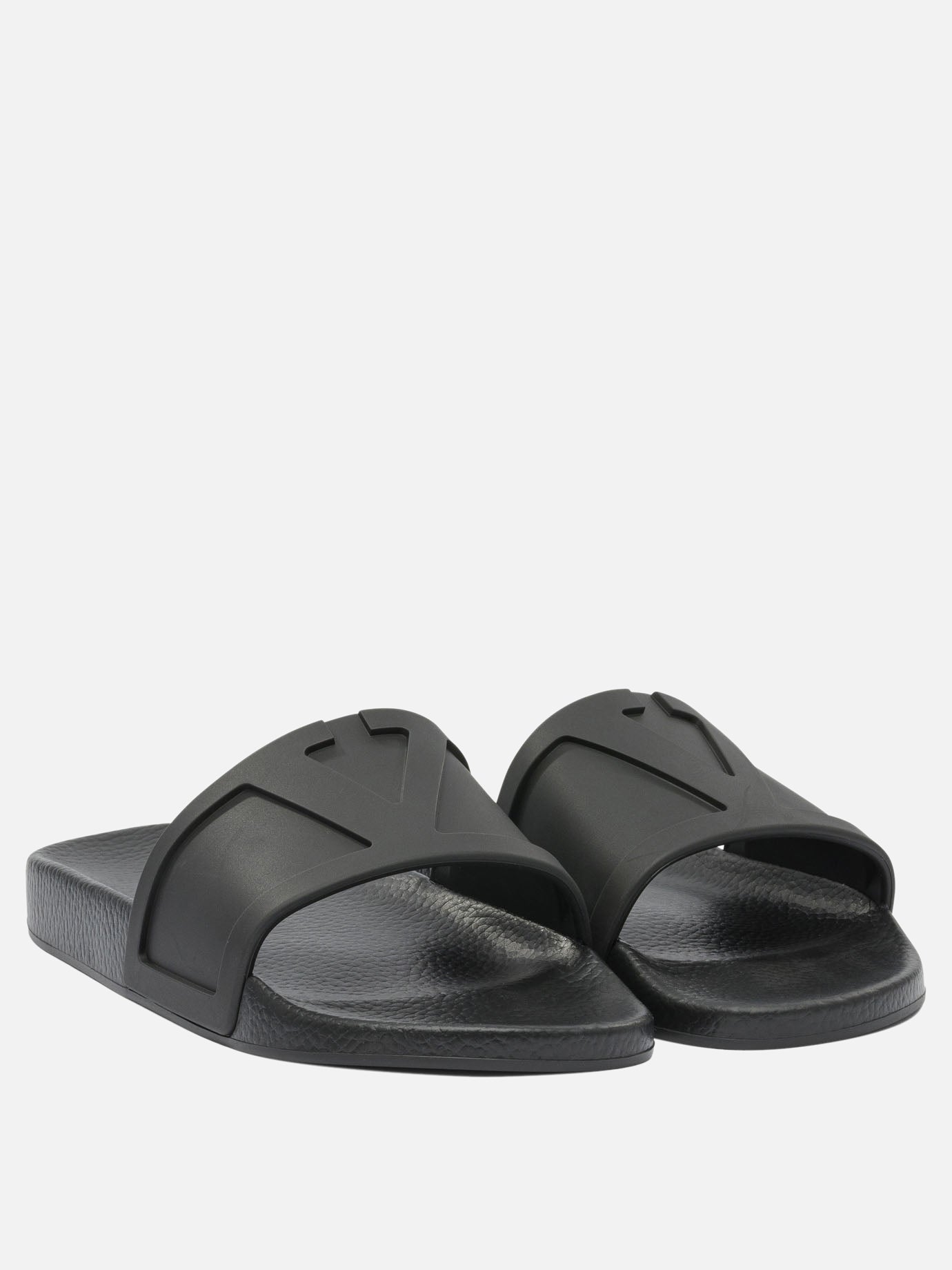 Slides 100% leather - 100% rubber  Nero - Valentino Garavani Uomo | PDP | VIETTI Online Store | thumbnail_2