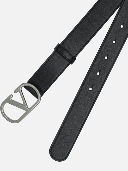 Cinture in pelle 100% leather  Nero - Valentino Garavani Uomo | PLP | VIETTI Online Store | 2
