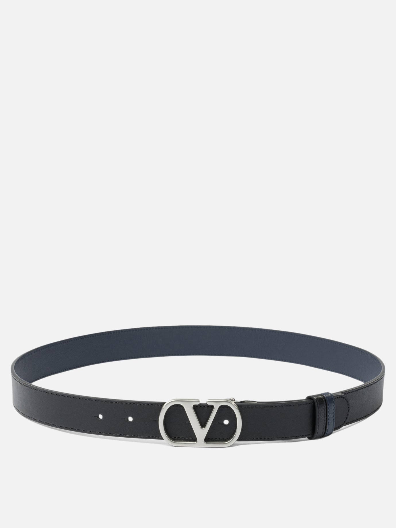 Cinture in pelle 100% calf leather  Nero - Valentino Garavani Uomo | PDP | VIETTI Online Store | thumbnail