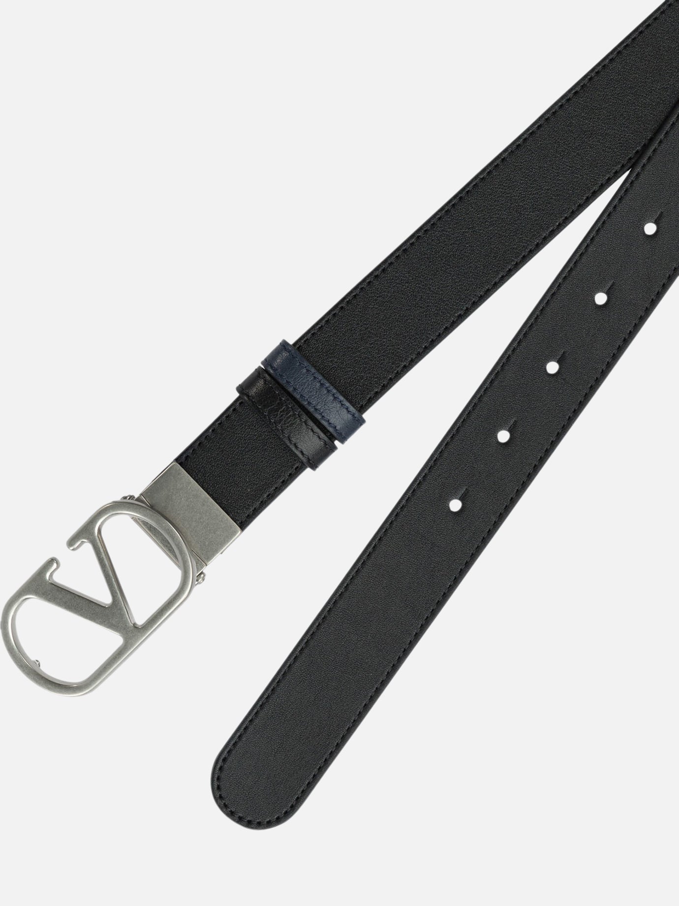Cinture in pelle 100% calf leather  Nero - Valentino Garavani Uomo | PDP | VIETTI Online Store | thumbnail_2