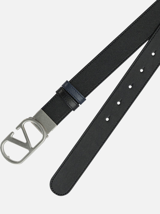 Cinture in pelle 100% calf leather  Nero - Valentino Garavani Uomo | PDP | VIETTI Online Store | 2
