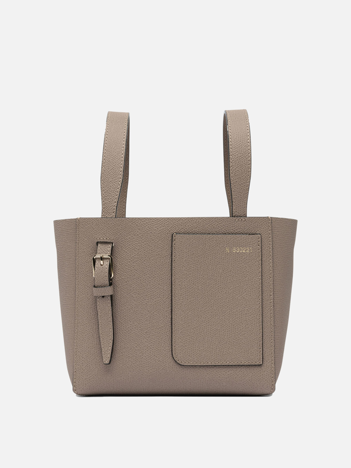 Valextra "Soft Micro" bucket bag Grey