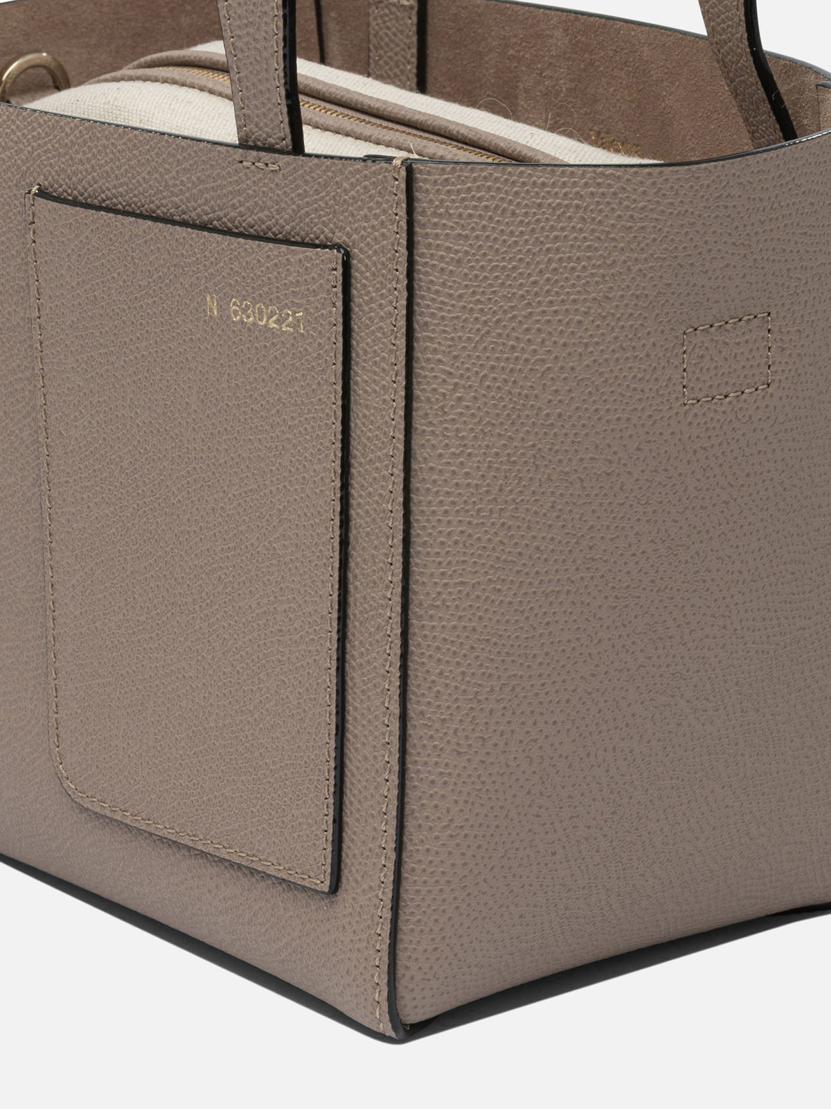 Valextra "Soft Micro" bucket bag Grey - VIETTI