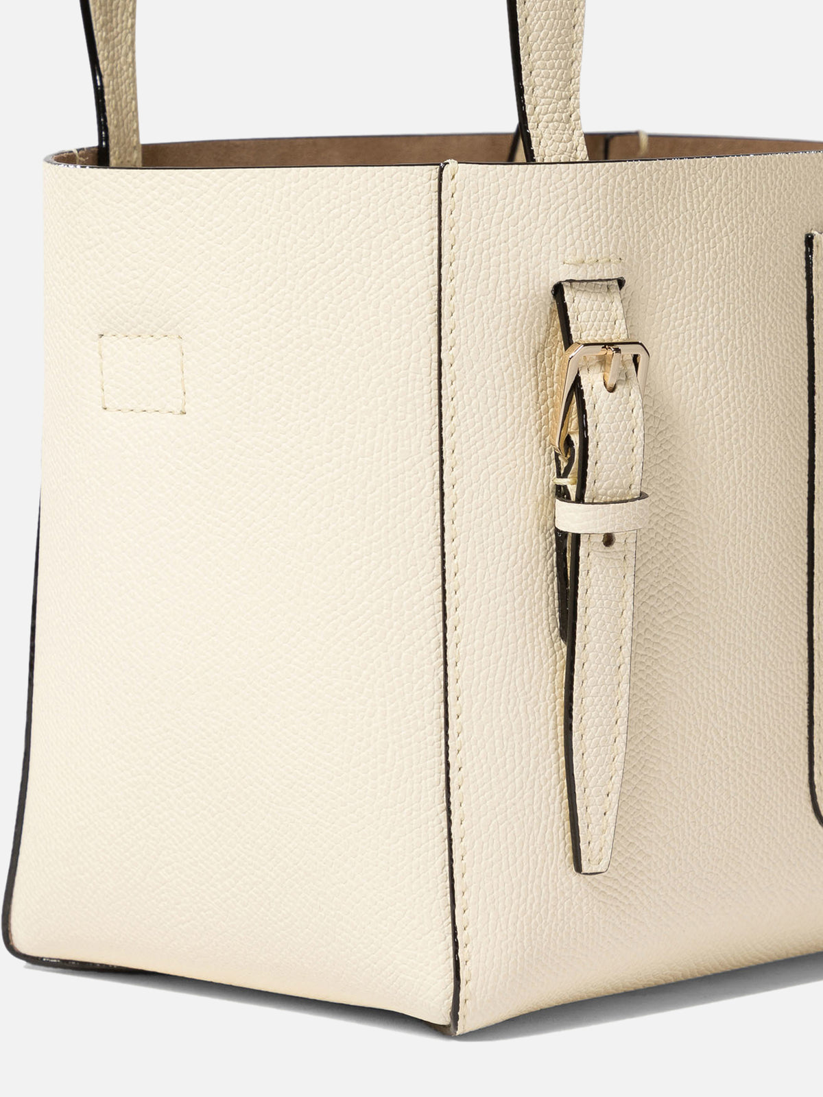 Valextra "Soft Micro" bucket bag White - VIETTI