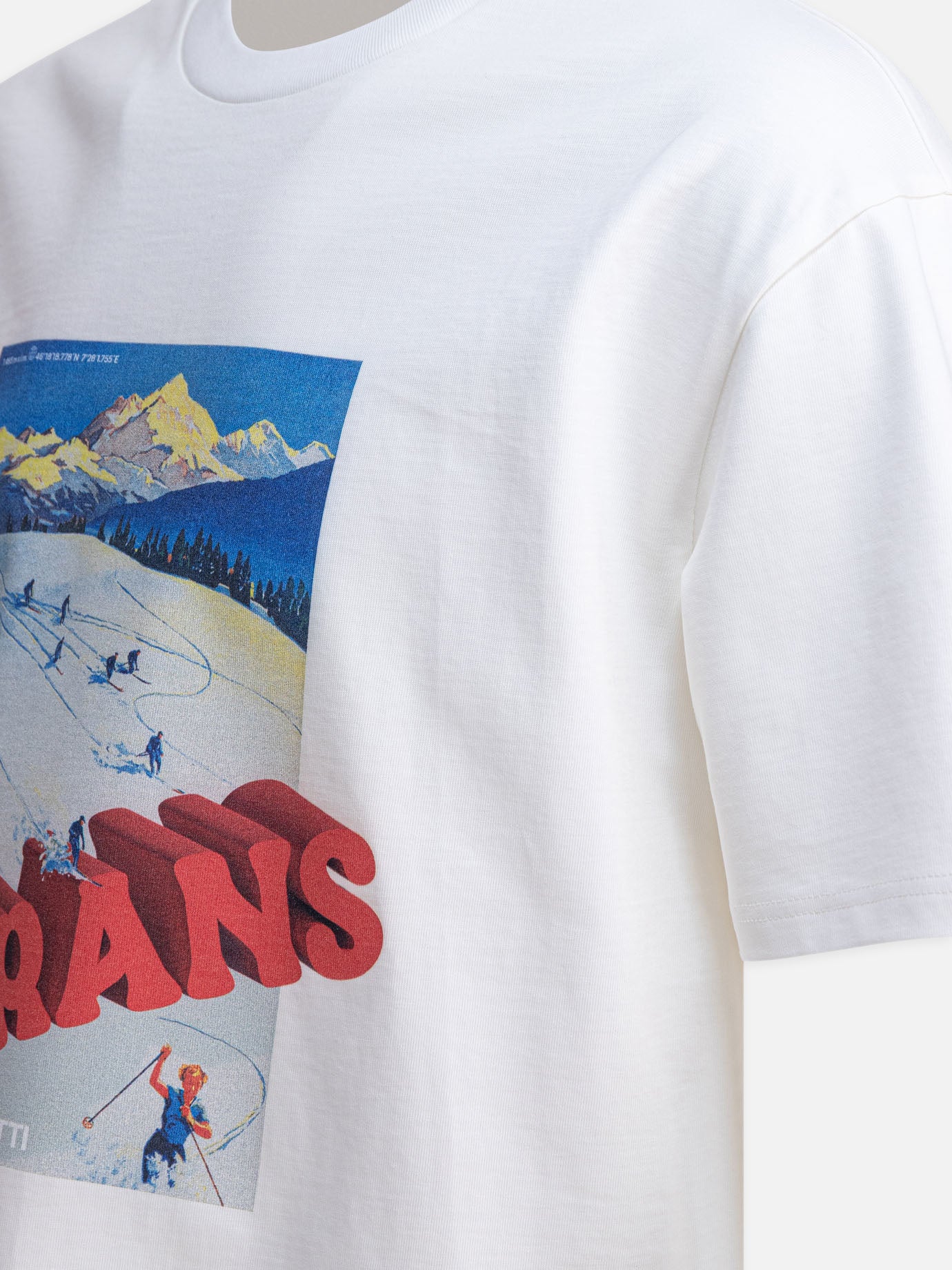 T-shirt girocollo Print  Bianco - VIETTI Merchandise Uomo | PDP | VIETTI Online Store | Zoom-Modal_4
