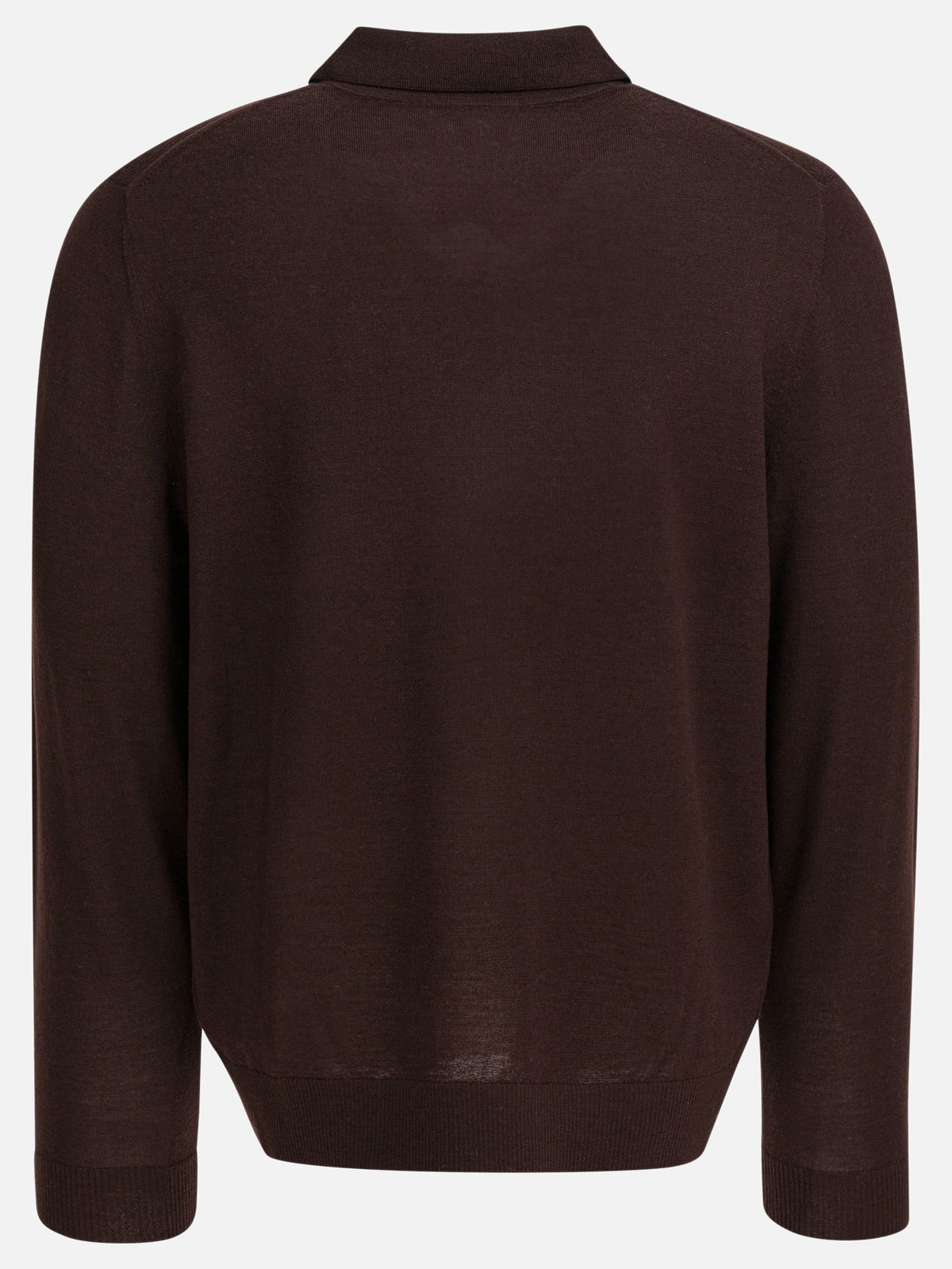 Vince Merino wool polo shirt Bordeaux - VIETTI