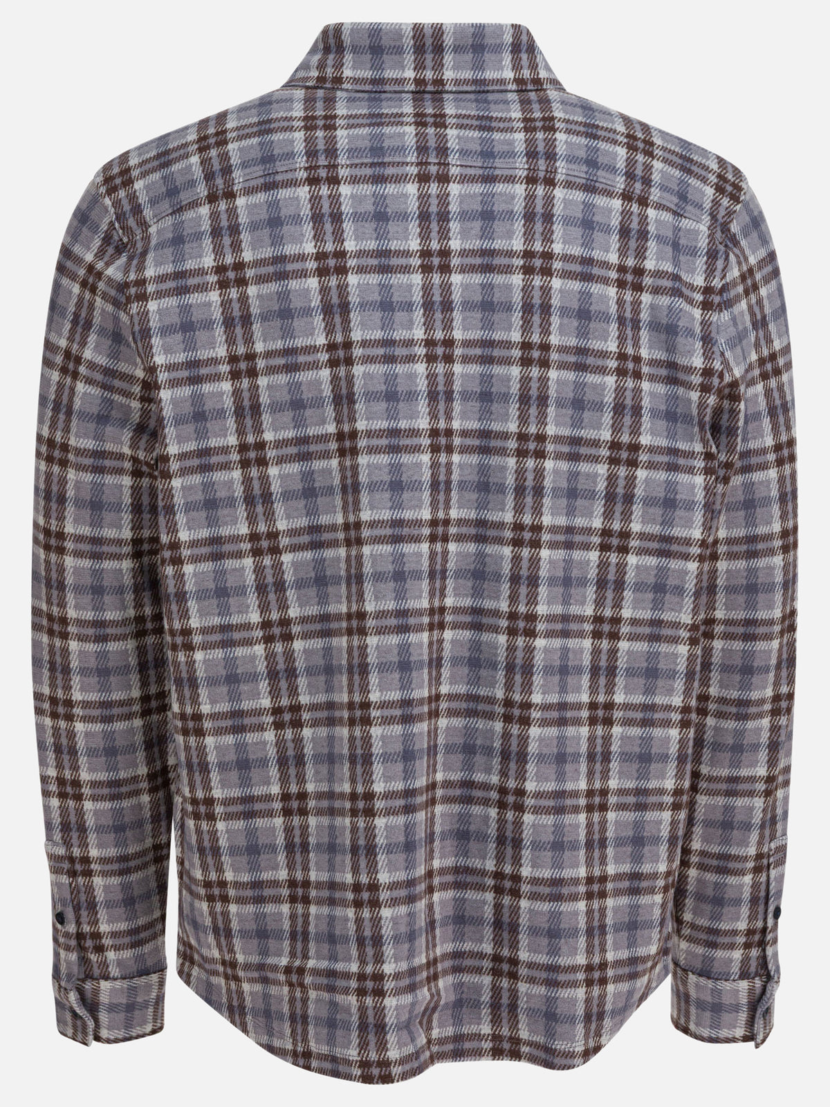 Vince Plaid overshirt jacket Grey - VIETTI