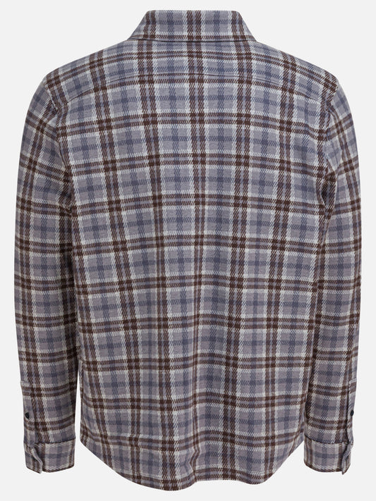 Vince Plaid overshirt jacket Grey

