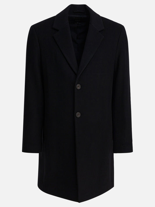 Vince Classic coat in Italian wool blend Black

