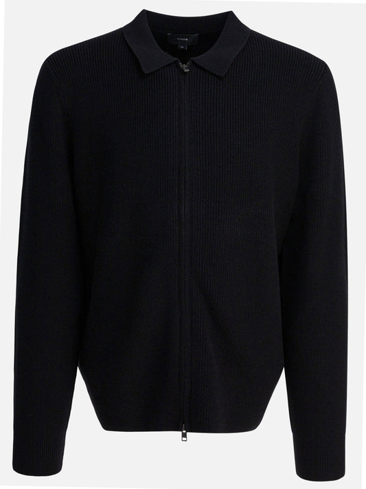 Cardigans Solid colour  Black - Vince Men | PLP | VIETTI Online Store 
