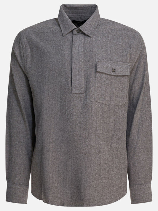 Vince Herringbone shirt Grey

