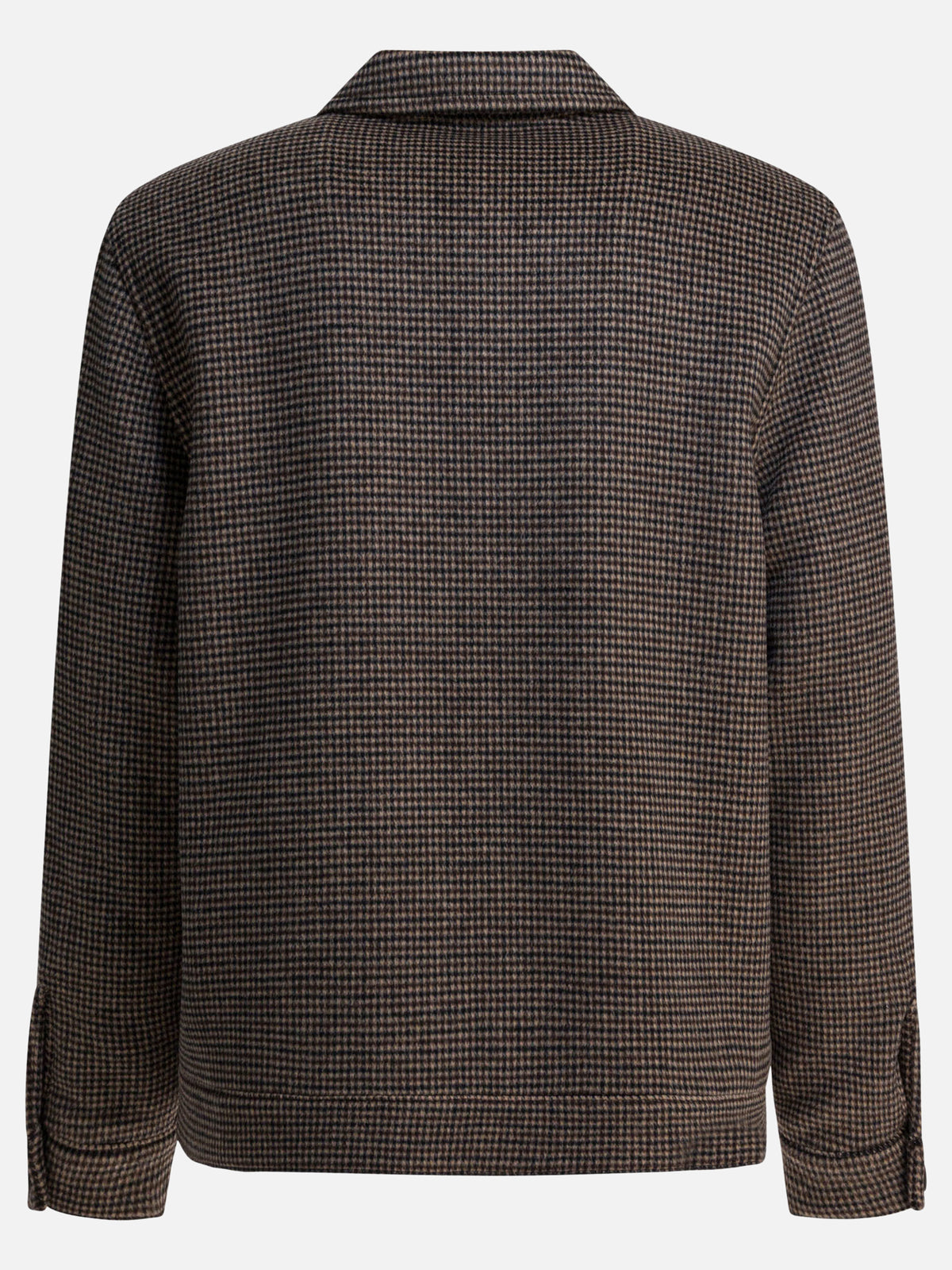 Vince Houndstooth overshirt jacket Brown - VIETTI