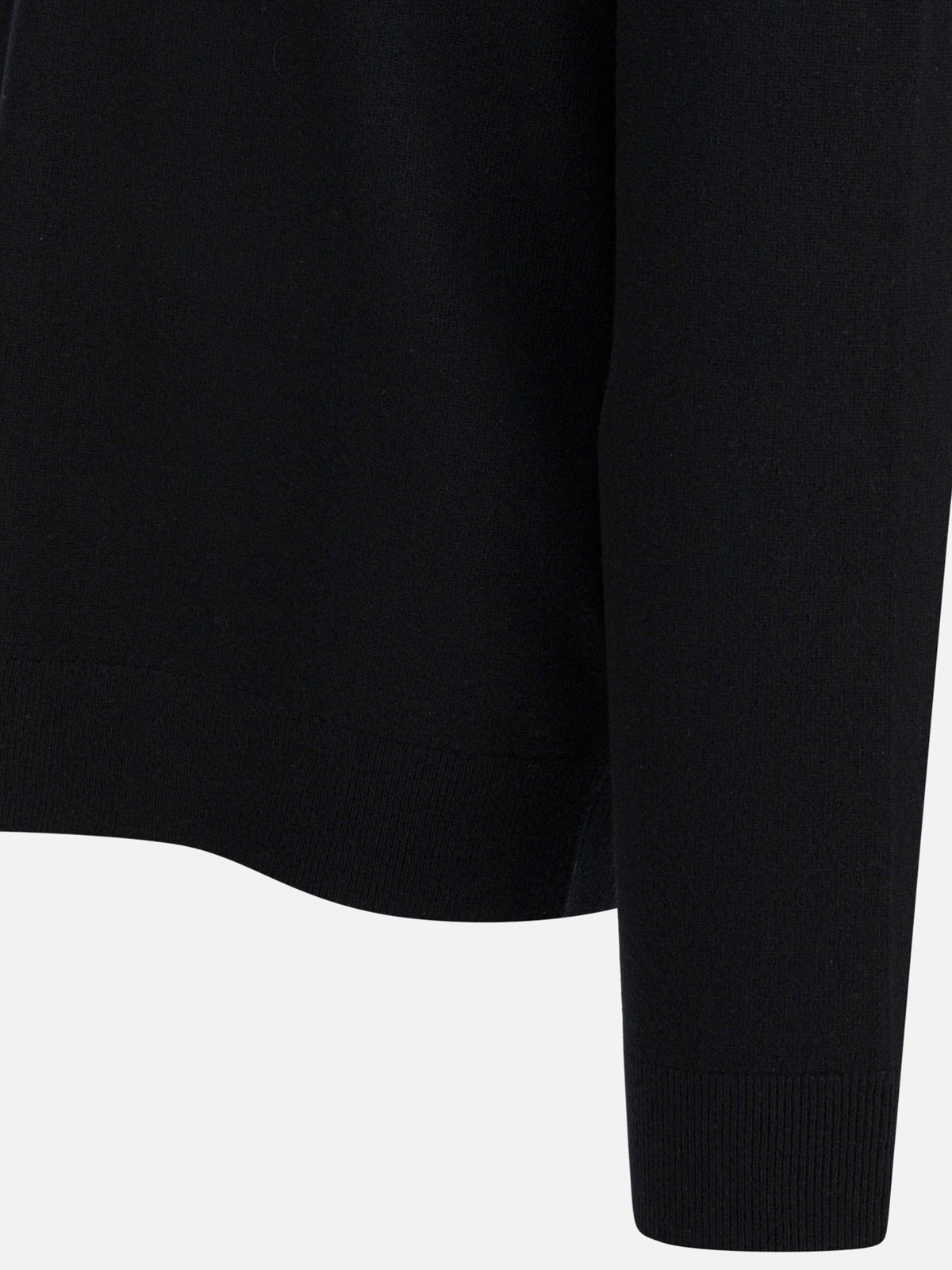 Vince Cashmere sweater with half zipper Black