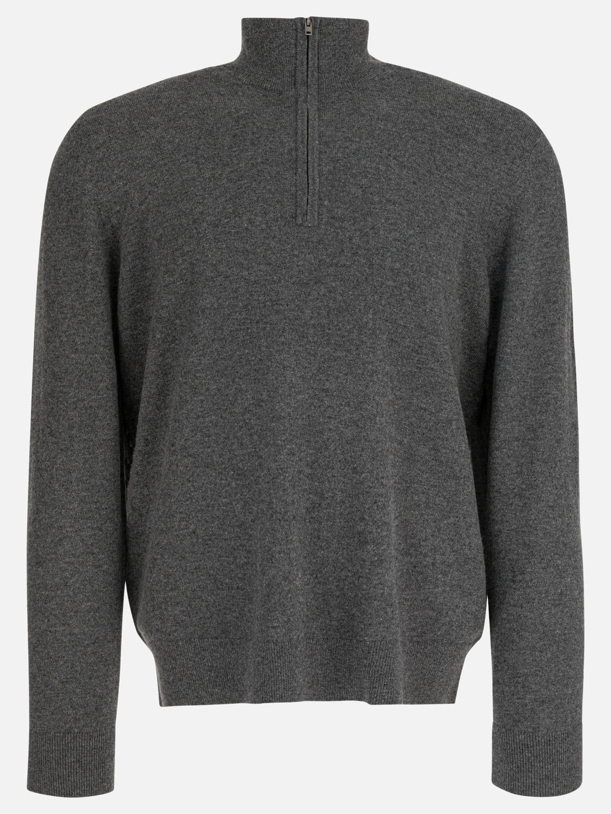 Vince Cashmere sweater with half zipper Grey