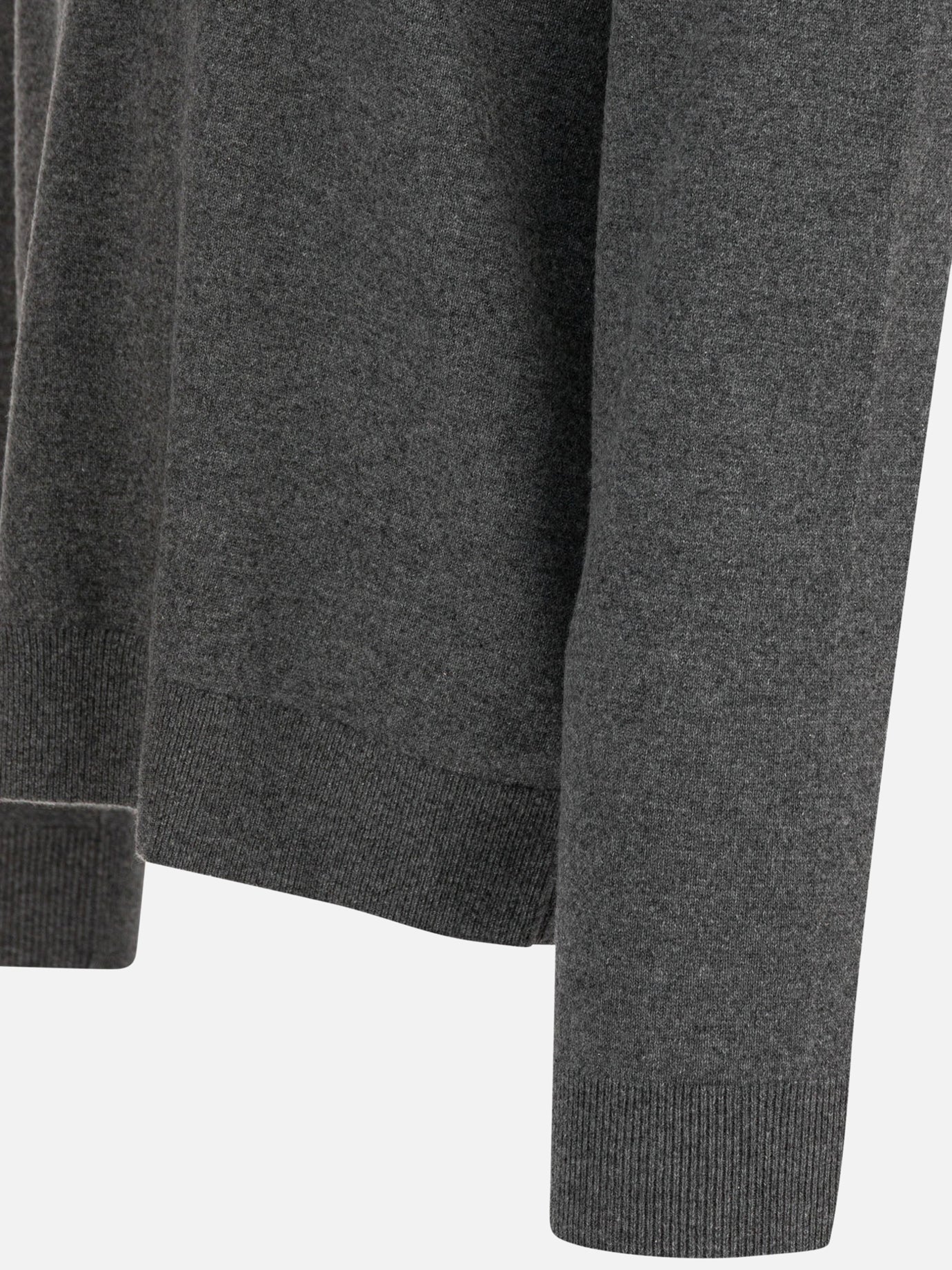 Maglioni con mezza zip Solid colour  Grigio - Vince Uomo | PDP | VIETTI Online Store | Zoom-Modal_4
