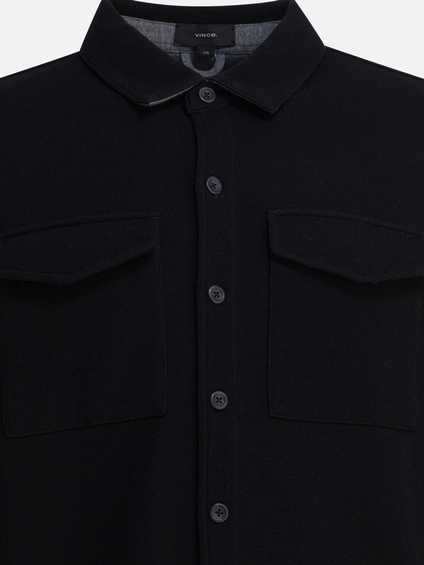 Giacche overshirt Solid colour  Grigio - Vince Uomo | PDP | VIETTI Online Store | thumbnail_3