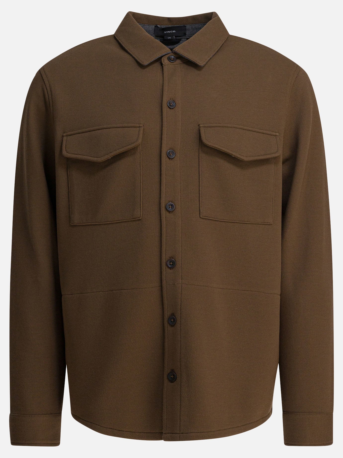 Giacche overshirt Solid colour  Marrone - Vince Uomo | PDP | VIETTI Online Store | thumbnail