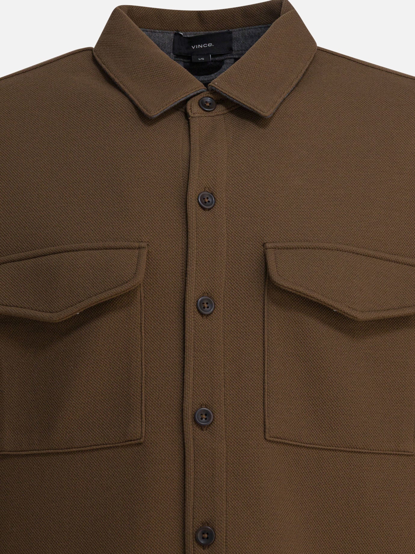 Giacche overshirt Solid colour  Marrone - Vince Uomo | PDP | VIETTI Online Store | thumbnail_3