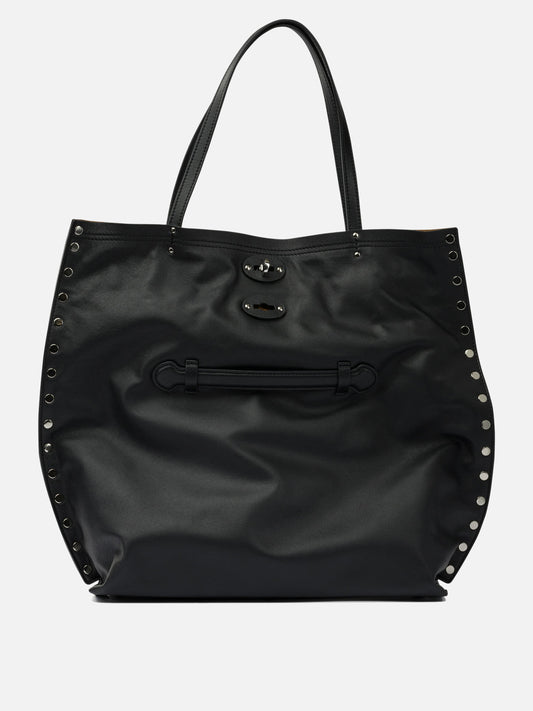 Borse medie 100% calfskin  Nero - Zanellato Donna | PDP | VIETTI Online Store 
