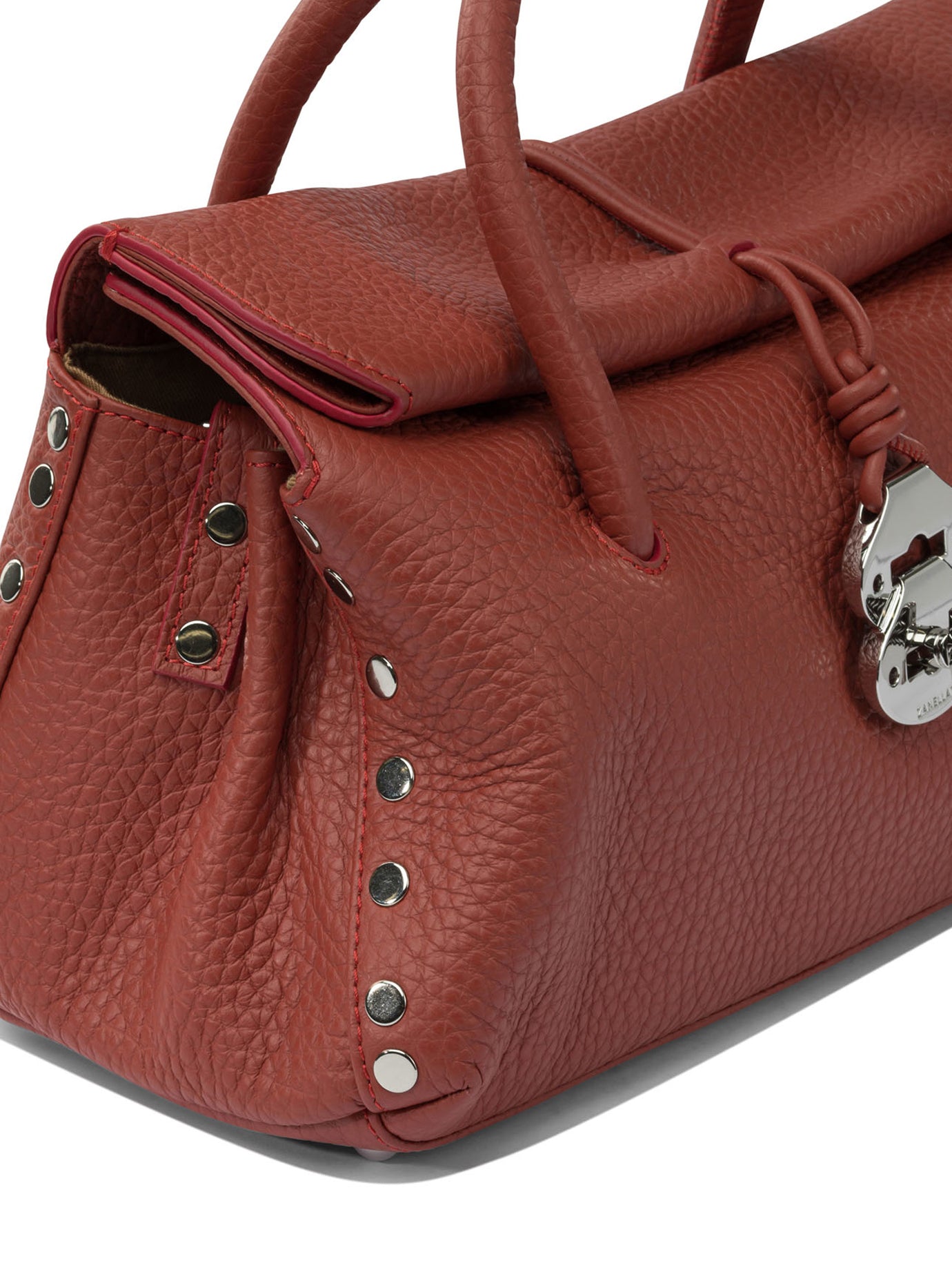 Borse medie 100% cow leather - 100% cotton  Rosso - Zanellato Donna | PDP | VIETTI Online Store | Zoom-Modal_4

