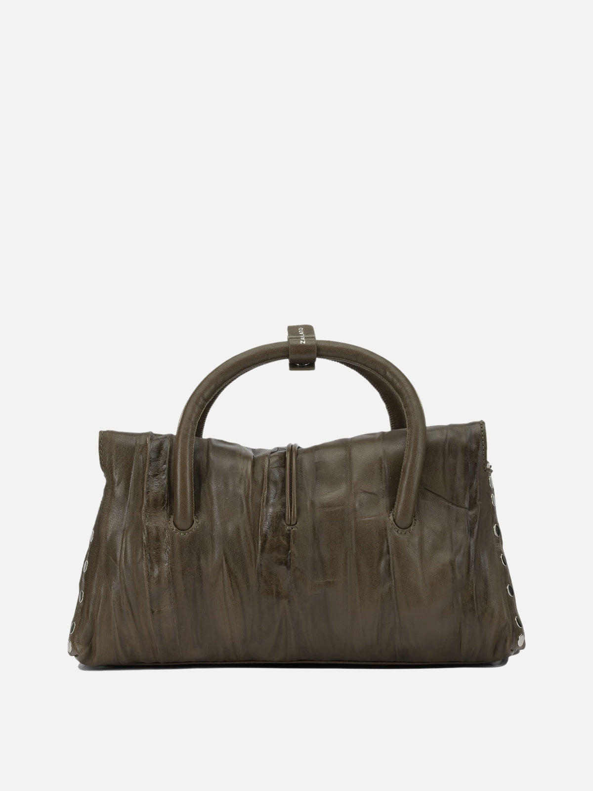Zanellato "Dotta® Plissè" Medium Hand Bag Green - VIETTI