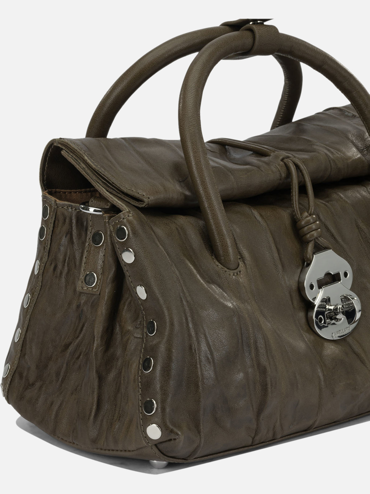 Zanellato "Dotta® Plissè" Medium Hand Bag Green - VIETTI
