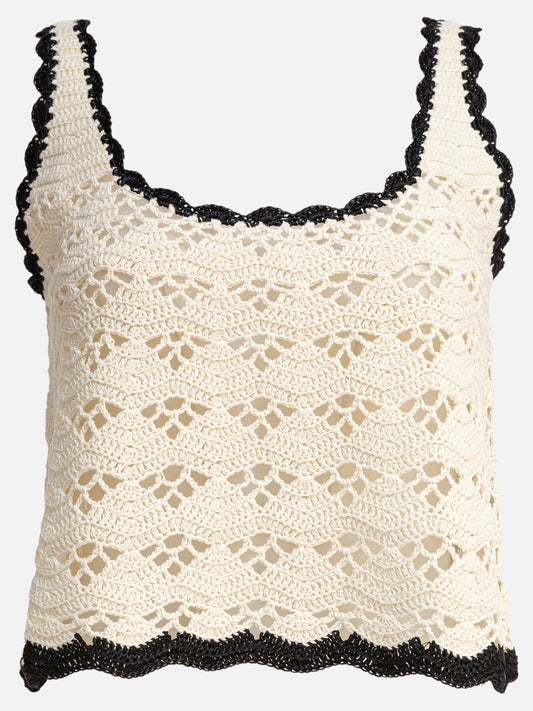 Canotte Textured knit  Beige - Zimmermann Donna | PDP | VIETTI Online Store 
