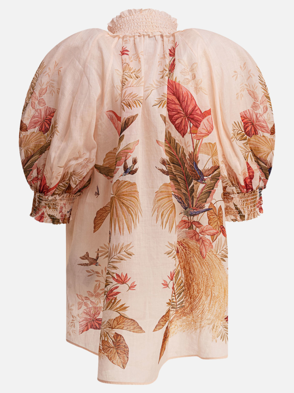 Zimmermann "Ascension" ramiè shirt Beige