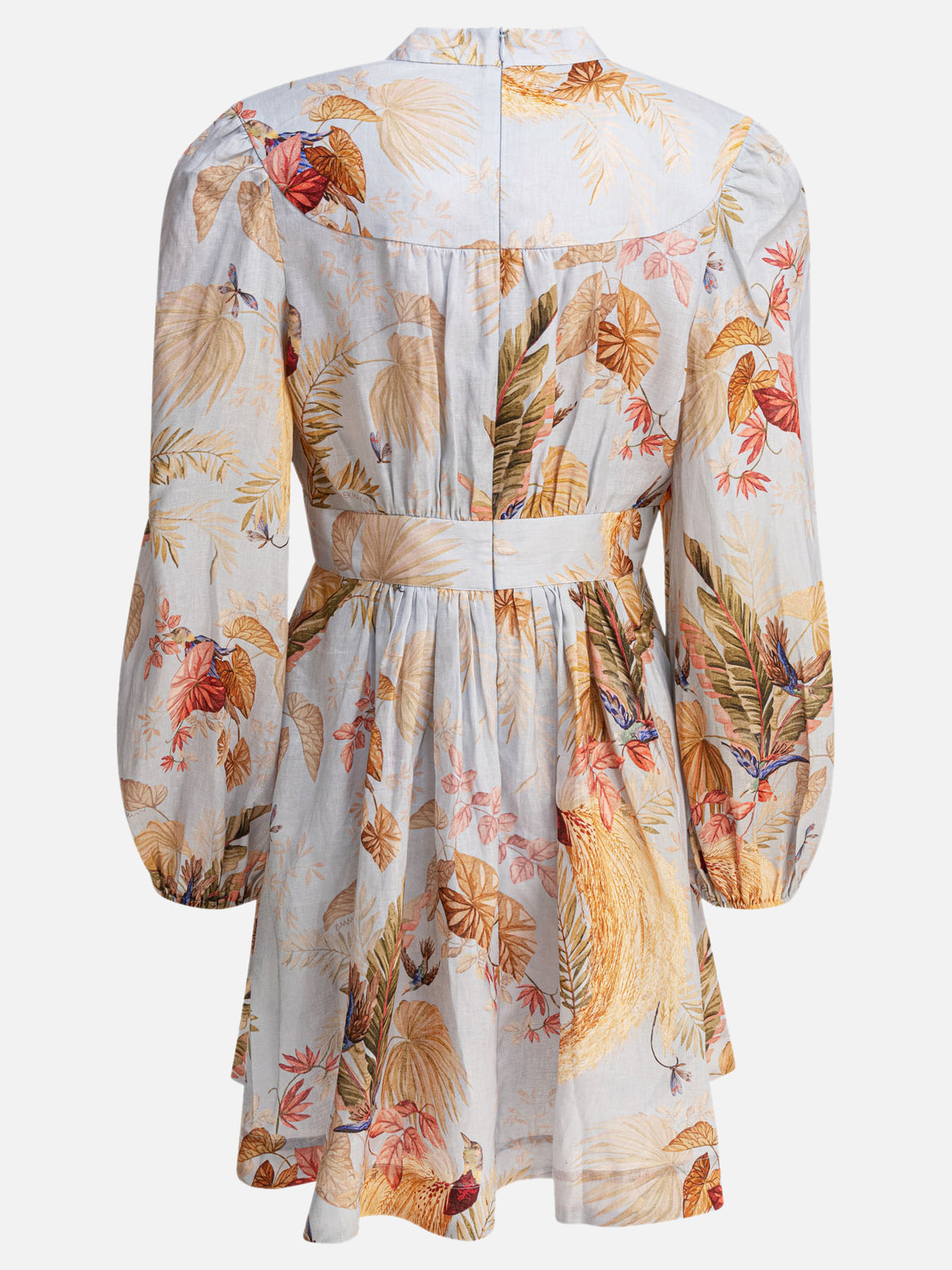 Zimmermann "Ascension" linen dress Light blue