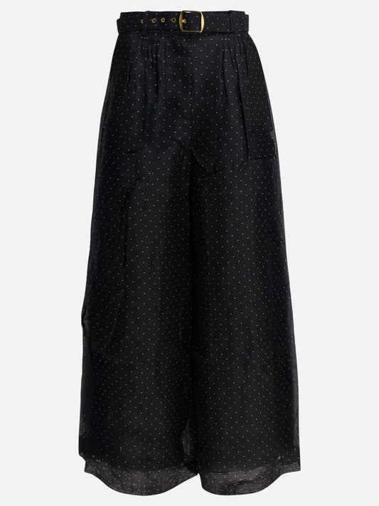 Pantaloni casual Polka dots  Nero - Zimmermann Donna | PDP | VIETTI Online Store 
