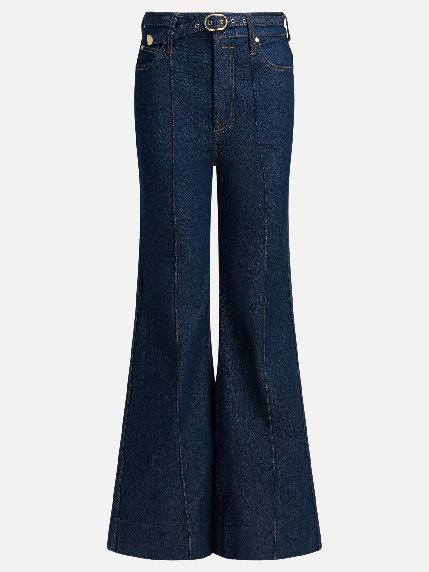 Jeans a gamba larga Denim  Blu - Zimmermann Donna | PDP | VIETTI Online Store | thumbnail