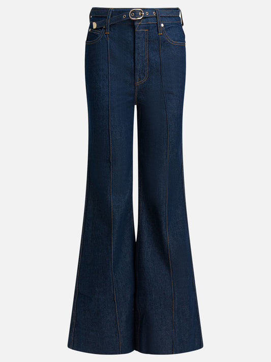 Jeans a gamba larga Denim  Blu - Zimmermann Donna | PLP | VIETTI Online Store 
