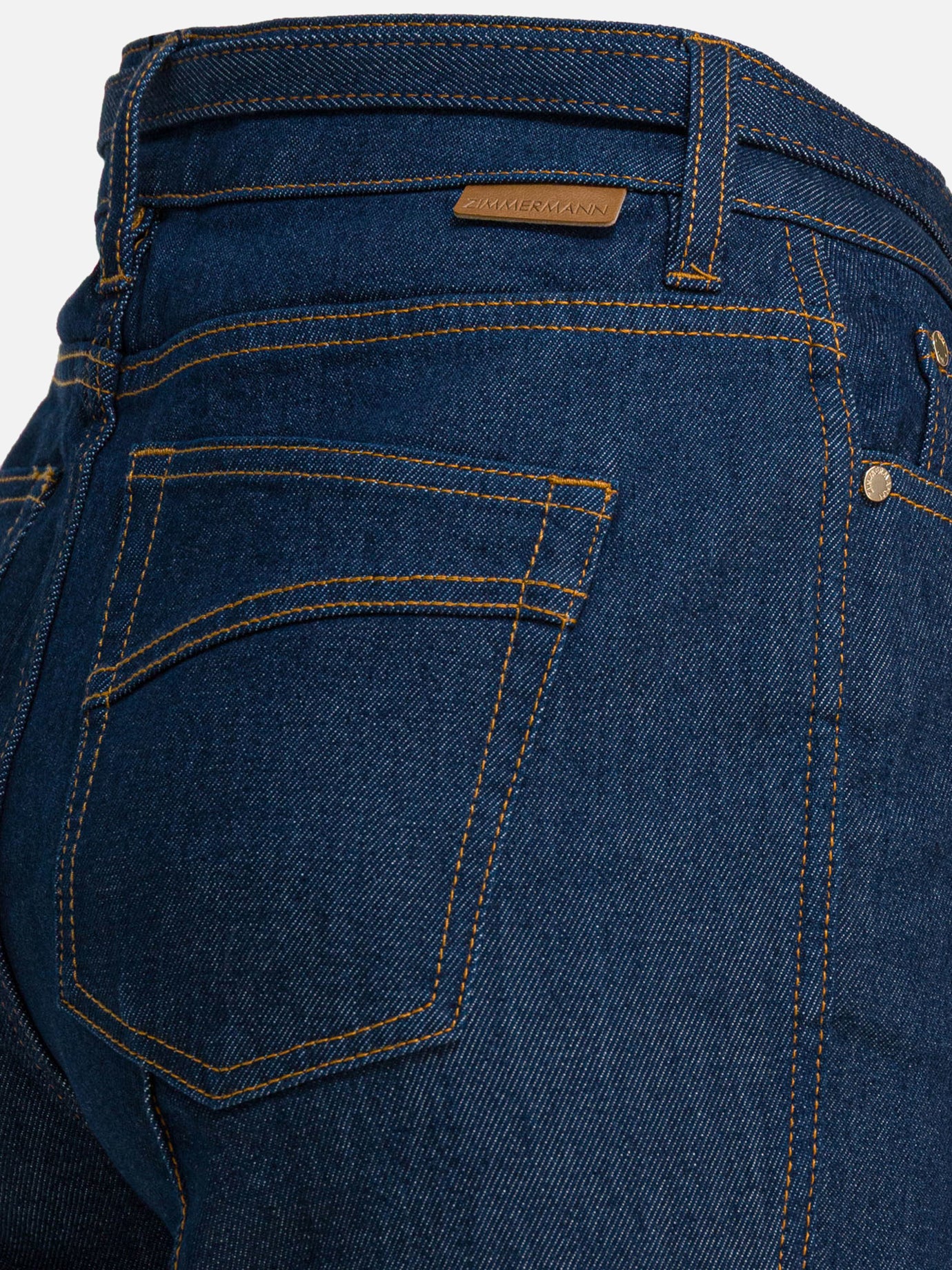 Jeans a gamba larga Denim  Blu - Zimmermann Donna | PDP | VIETTI Online Store | thumbnail_4