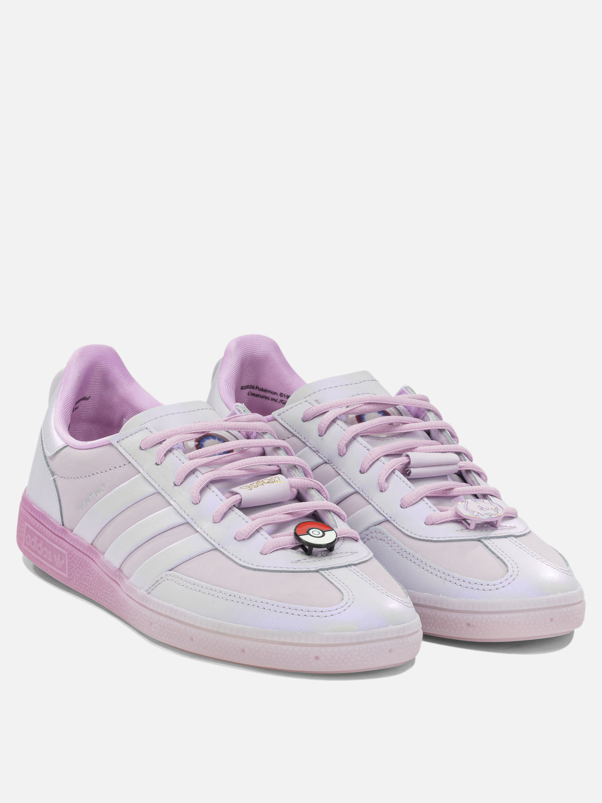 Adidas Originals "Adidas Originals x Pokémon Mewtwo Handball Spezial" Low-Top Sneakers Pink

