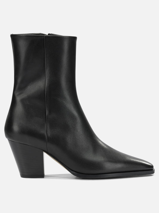 Stivaletti con zip 100% leather - 70% leather 30% rubber  Nero - Aeyde Donna | VIETTI Online Store 
