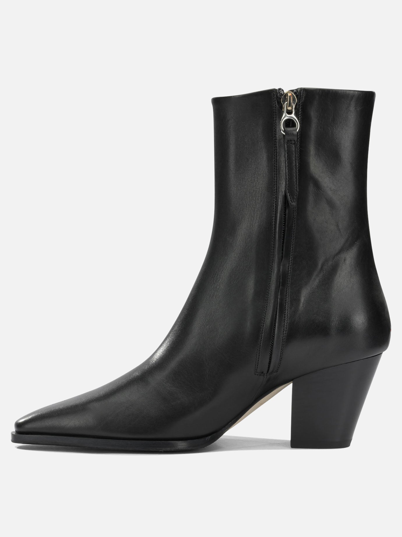 Stivaletti con zip 100% leather - 70% leather 30% rubber  Nero - Aeyde Donna | PDP | VIETTI Online Store | Zoom-Modal_3
