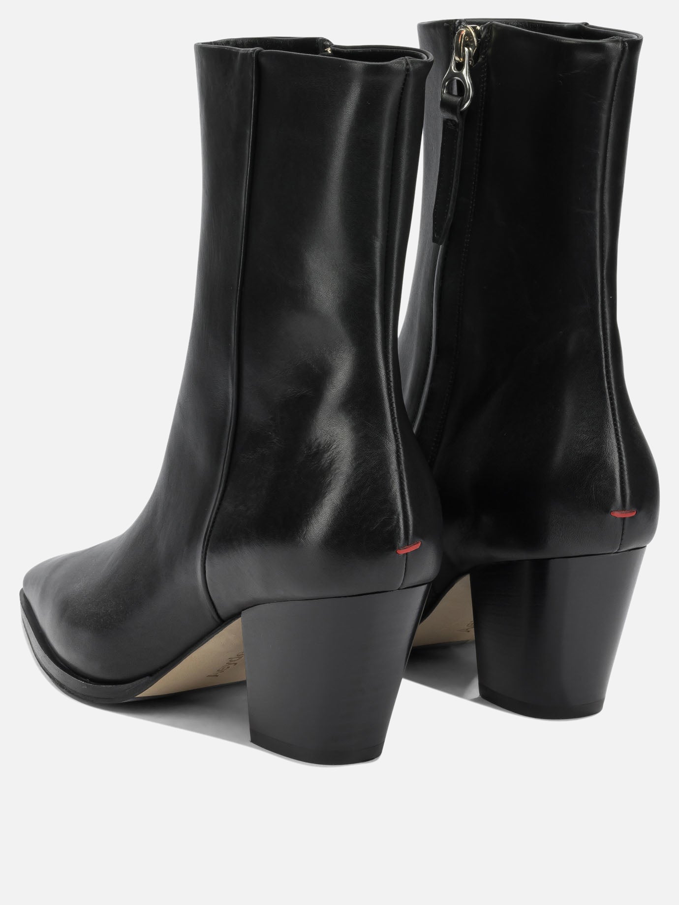 Stivaletti con zip 100% leather - 70% leather 30% rubber  Nero - Aeyde Donna | PDP | VIETTI Online Store | Zoom-Modal_4
